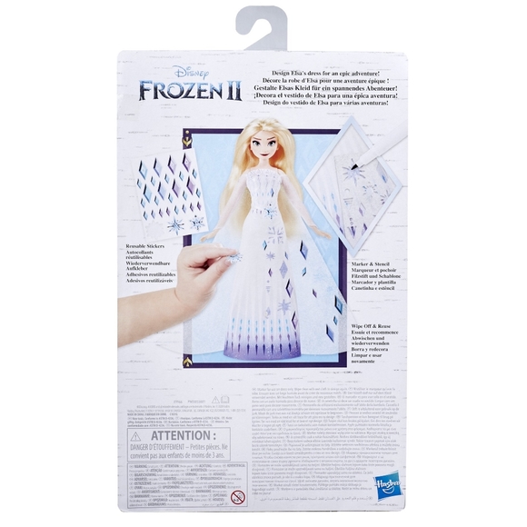 Disney's Frozen 2 Design-a-Dress Elsa Doll - Picture 5 of 7